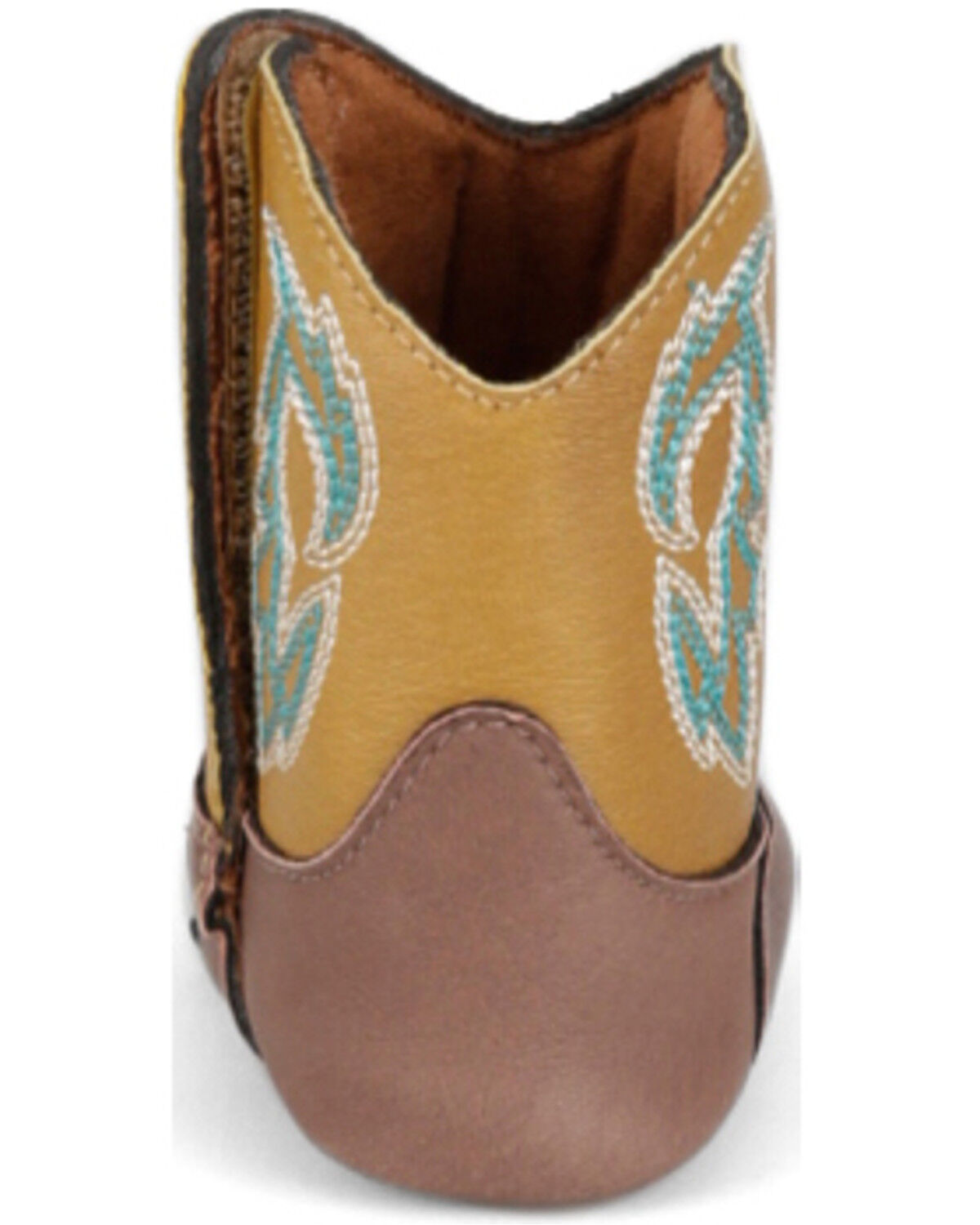 Image #5 - Justin Infant Boys' Baby Canter Western Boots - Broad Square Toe, Tan, hi-res