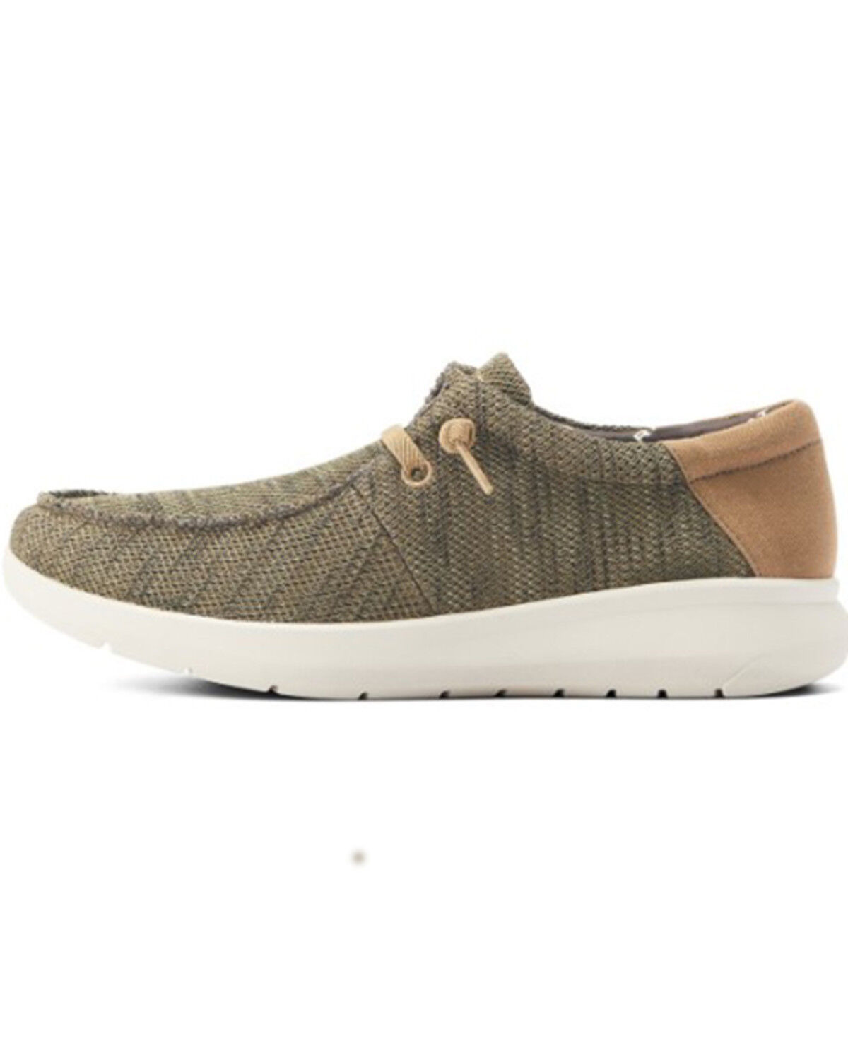 Image #2 - Ariat Men's Hilo Stretch Western Casual Shoes - Moc Toe, Green, hi-res