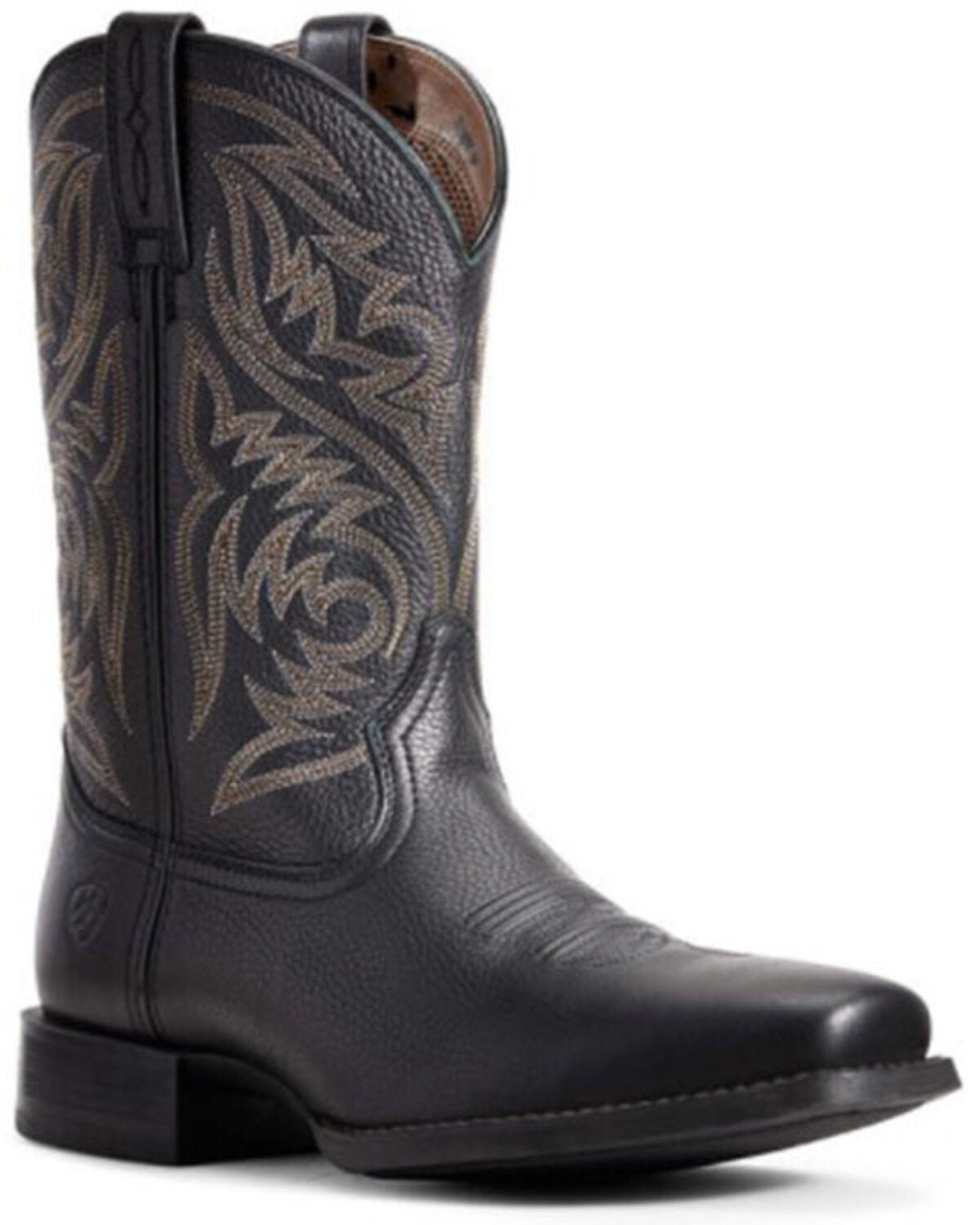 Ariat Men's Sport Herdsman Western Performance Boots - Square Toe, Black, hi-res