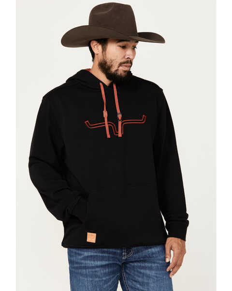 Kimes Ranch Men's Fast Talker Hooded Sweatshirt, Black, hi-res