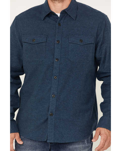 Image #3 - Dakota Grizzly Men's Chamois Button Down Long Sleeve Shirt, Blue, hi-res
