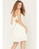 Image #4 - Shyanne Women's Lace Sleeveless Tie-Back Mini Dress, White, hi-res