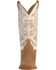 Image #4 - Justin Men's AQHA Full Quill Ostrich Western Boots - Broad Square Toe, Tan, hi-res