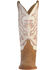 Image #4 - Justin Men's AQHA Full-Quill Ostrich Western Boots - Broad Square Toe, Tan, hi-res