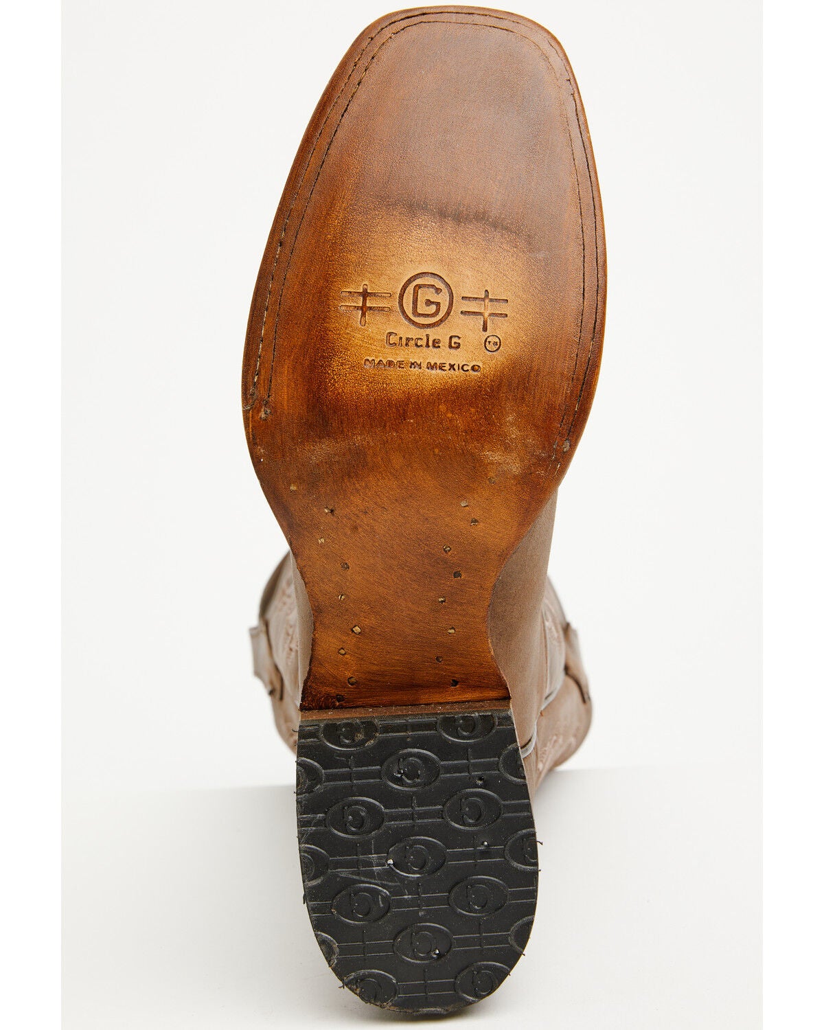 Image #7 - Circle G Women's Tall Western Boots - Square Toe, Brown, hi-res