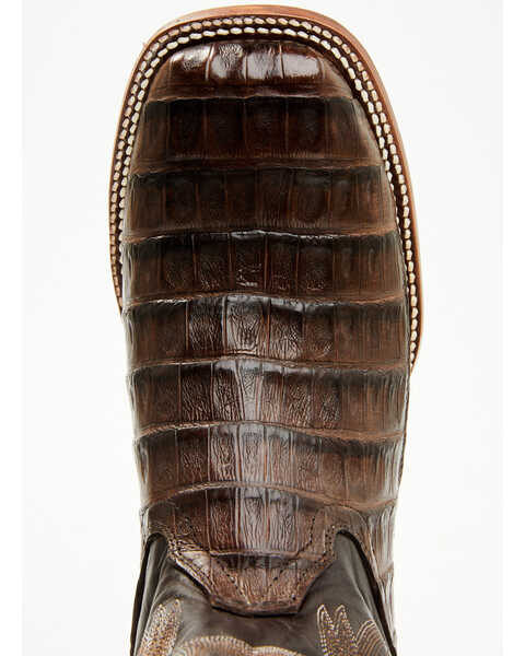 Image #6 - Cody James Men's Exotic Caiman Tail Skin Western Boots - Broad Square Toe, Black, hi-res