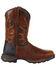 Image #2 - Durango Men's Maverick XP Ventilated Western Work Boots - Square Toe, Brown, hi-res