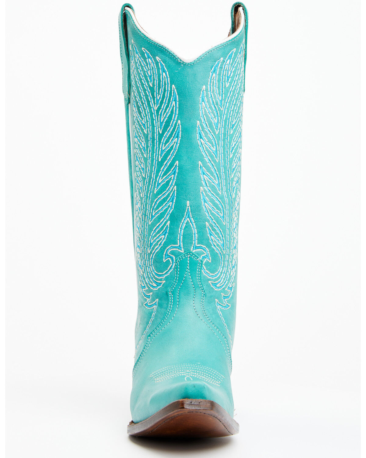 Image #4 - Circle G Women's Triad Western Boots - Snip Toe, Blue, hi-res