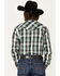 Image #4 - Gibson Men's Hoss Plaid Snap Western Shirt , Cream, hi-res