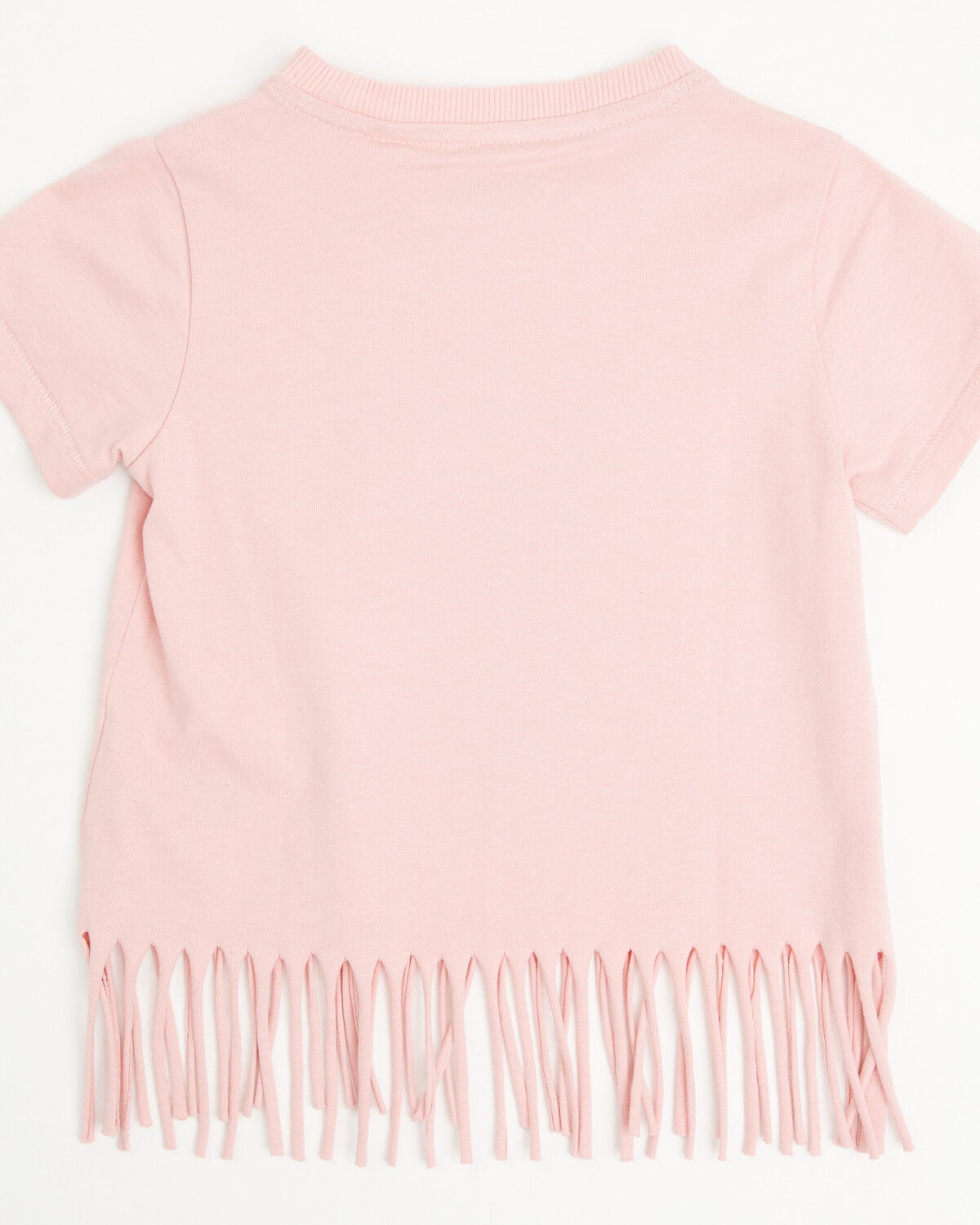 Image #3 - Shyanne Toddler Girls' Raised To Be Rowdy Fringe Short Sleeve Graphic Tee, Light Pink, hi-res