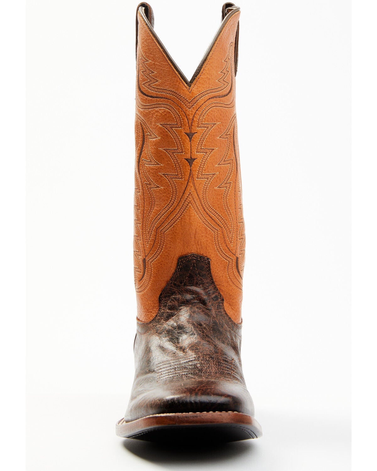 Cody James Men's Melbourne Cognac Leather Western Boots - Broad Square