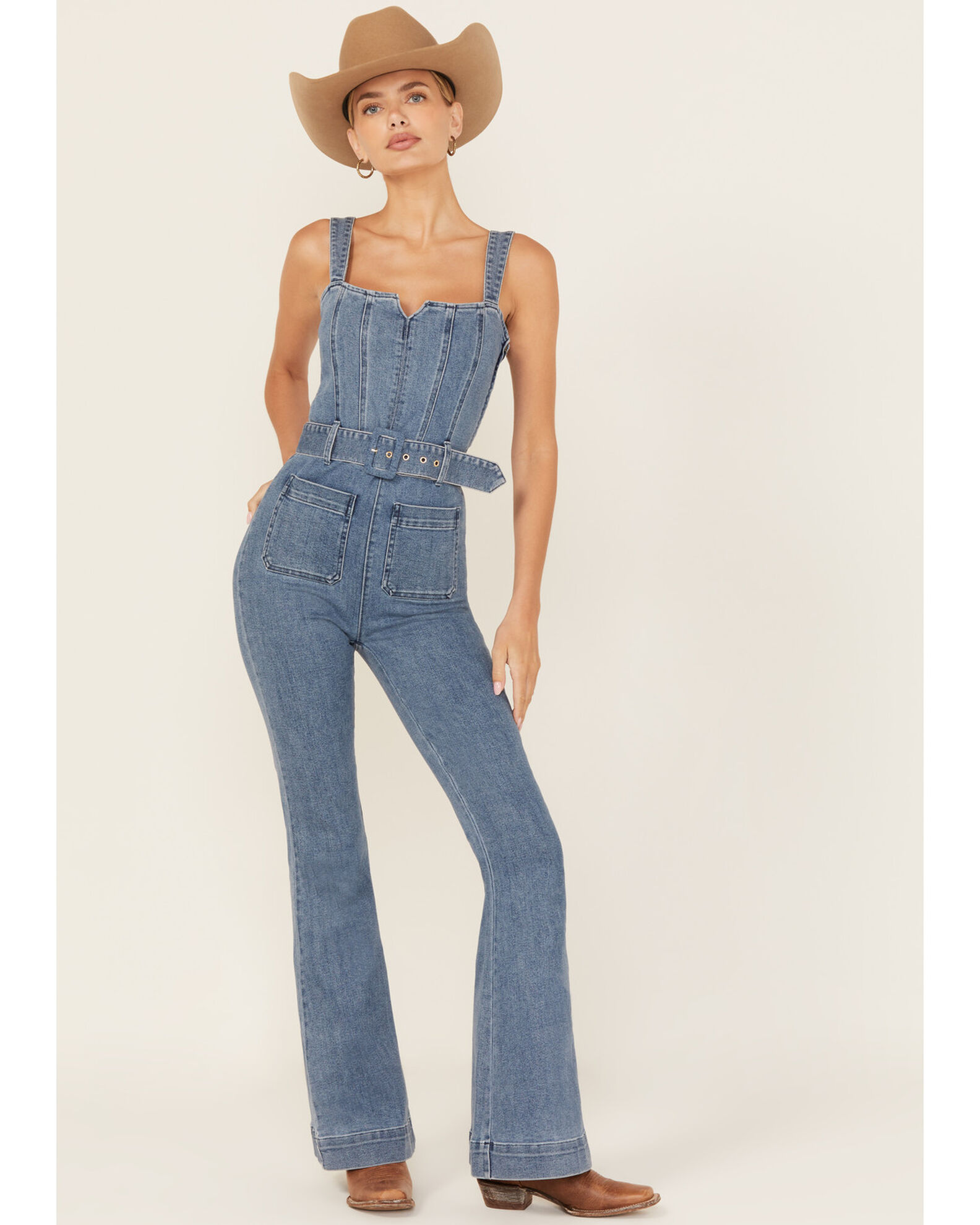 Show Me Your Mumu Women's Denim Jumpsuit - Country Outfitter