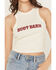 Image #3 - Boot Barn Women's Rhinestone Logo Racerback Tank, Ivory, hi-res