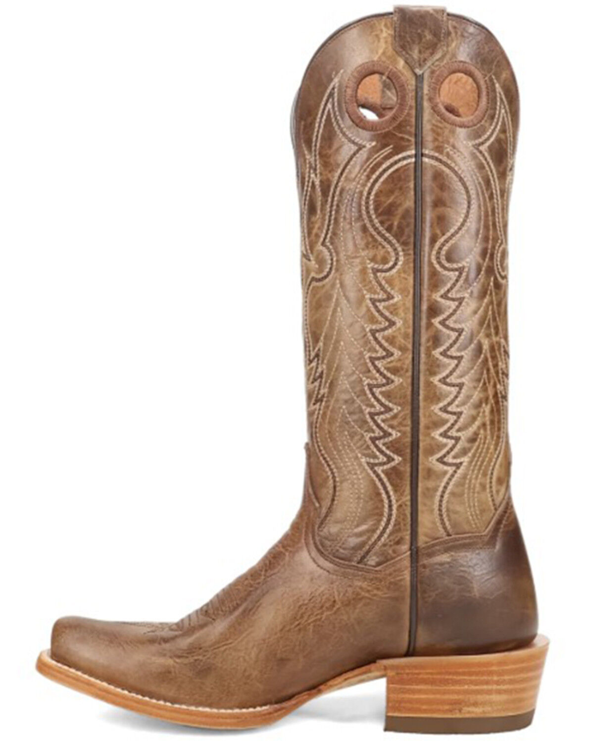Image #3 - Dan Post Women's Adelaide Western Boots - Square Toe, Camel, hi-res