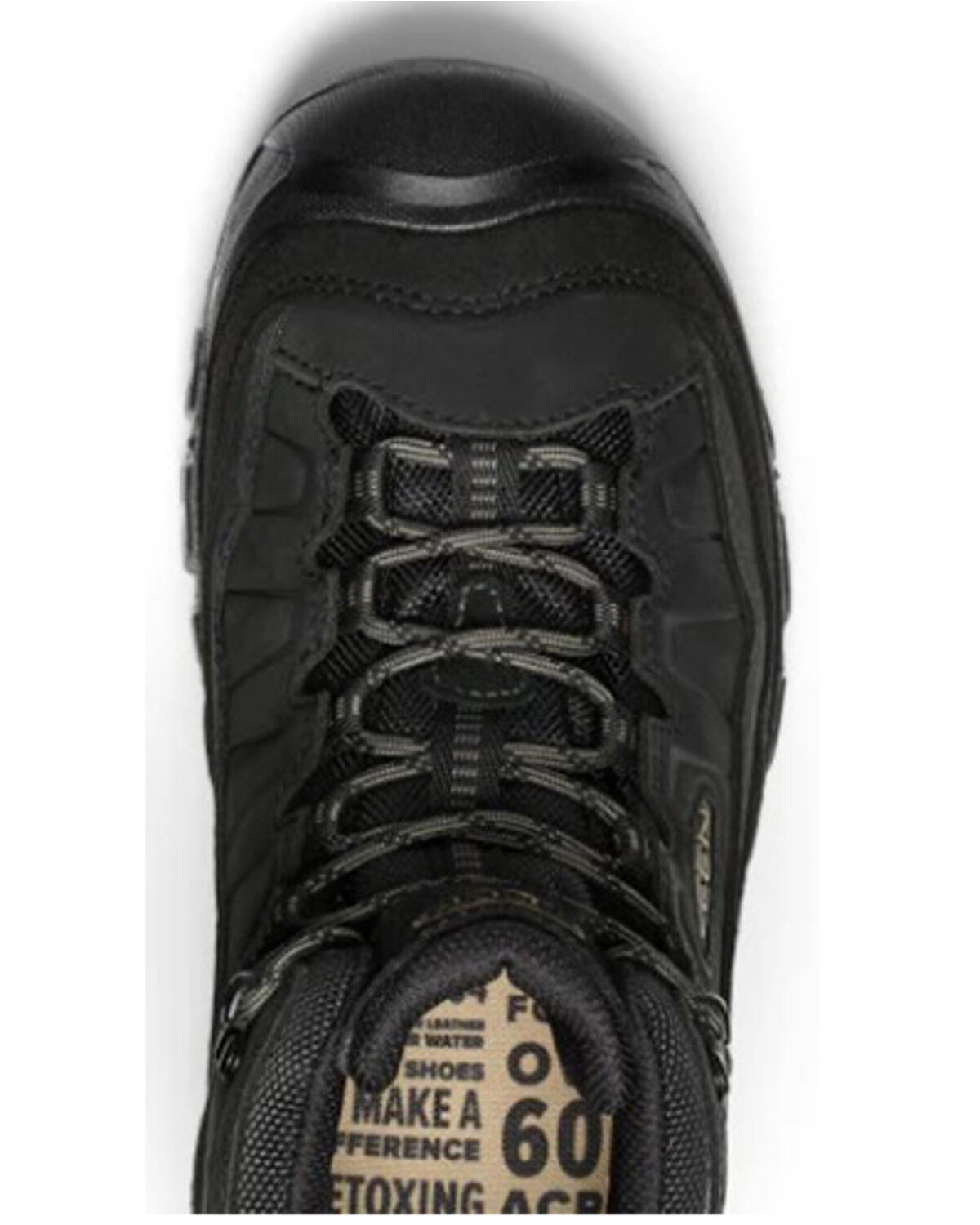Image #3 - Keen Men's Targhee IV Waterproof Hiking Boots - Soft Toe, Black, hi-res