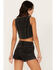 Image #4 - Idyllwind Women's Delrose Drive Studded Denim Vest, Black, hi-res