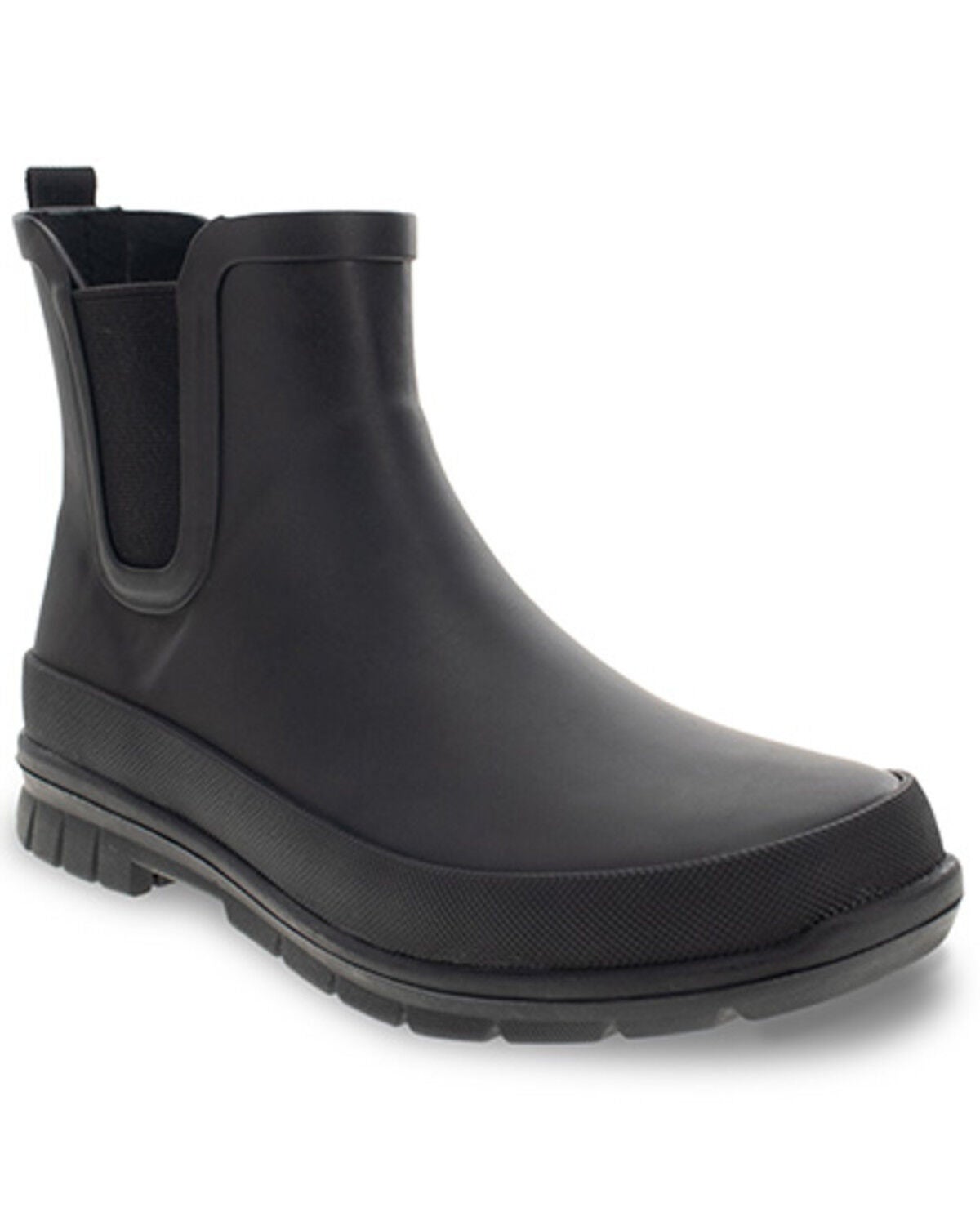 Western Chief Women's Classic Matte Chelsea Rain Boots, Black, hi-res