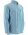 Image #1 - Huk Performance Fishing Men's Next Level Long Sleeve Button Down Woven Shirt, Light Blue, hi-res