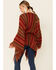 Image #3 - Rock & Roll Denim Women's Serape Stripe Knit Poncho , , hi-res