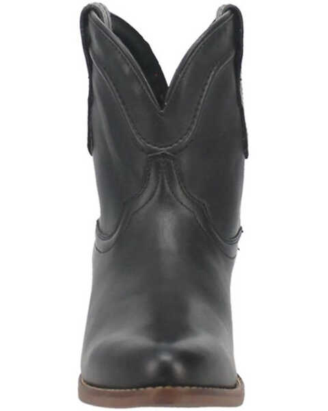 Image #4 - Dingo Women's Seguaro Leather Western Booties - Round Toe , Black, hi-res