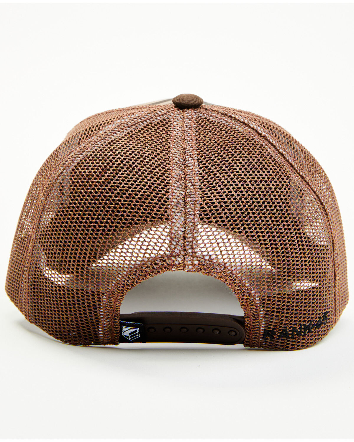 Image #3 - RANK 45 Men's Flag And Logo Baseball Cap, Chocolate, hi-res