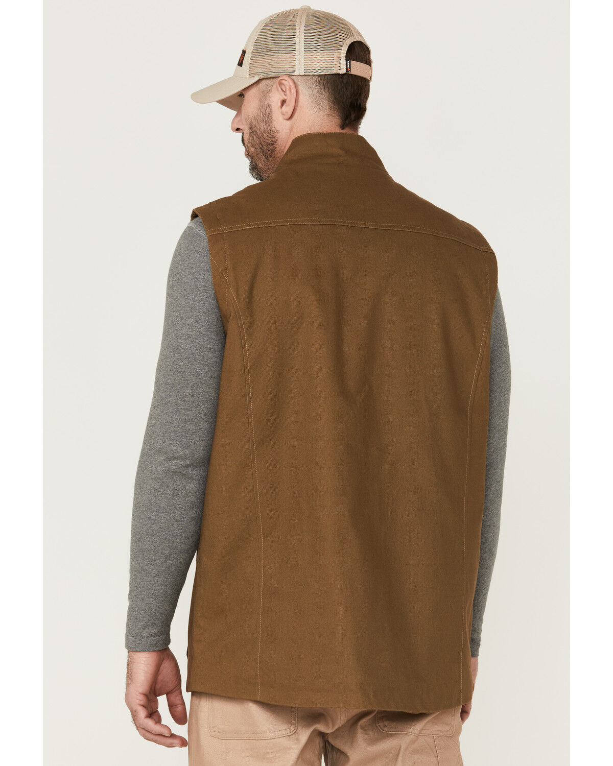 Image #4 - Hawx Men's Olive Tejon Insulated Stretch Work Vest, Olive, hi-res