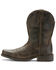 Image #2 - Ariat Men's Rambler Antiqued Western Boots - Square Toe, Brown, hi-res