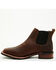 Image #3 - Laredo Men's Devin Chelsea Boots - Broad Square Toe, Dark Brown, hi-res