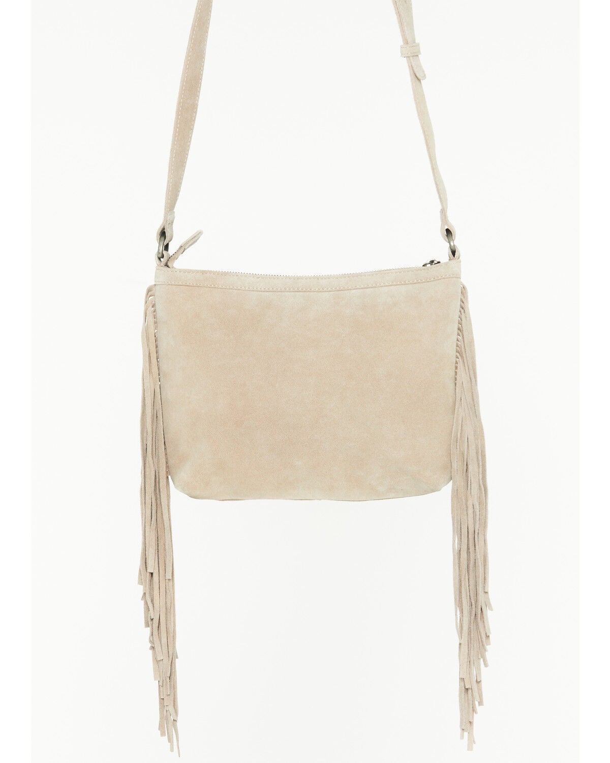 Image #3 - Shyanne Women's Avenly Floral Perforated Suede Crossbody Bag, Tan, hi-res