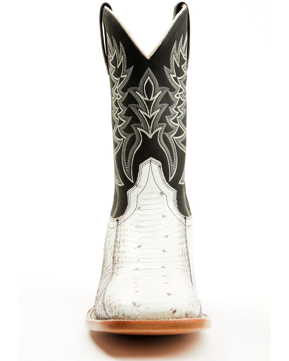 Image #4 - Cody James Men's Exotic Water Snake Back Cut Western Boots - Broad Square Toe, Natural, hi-res