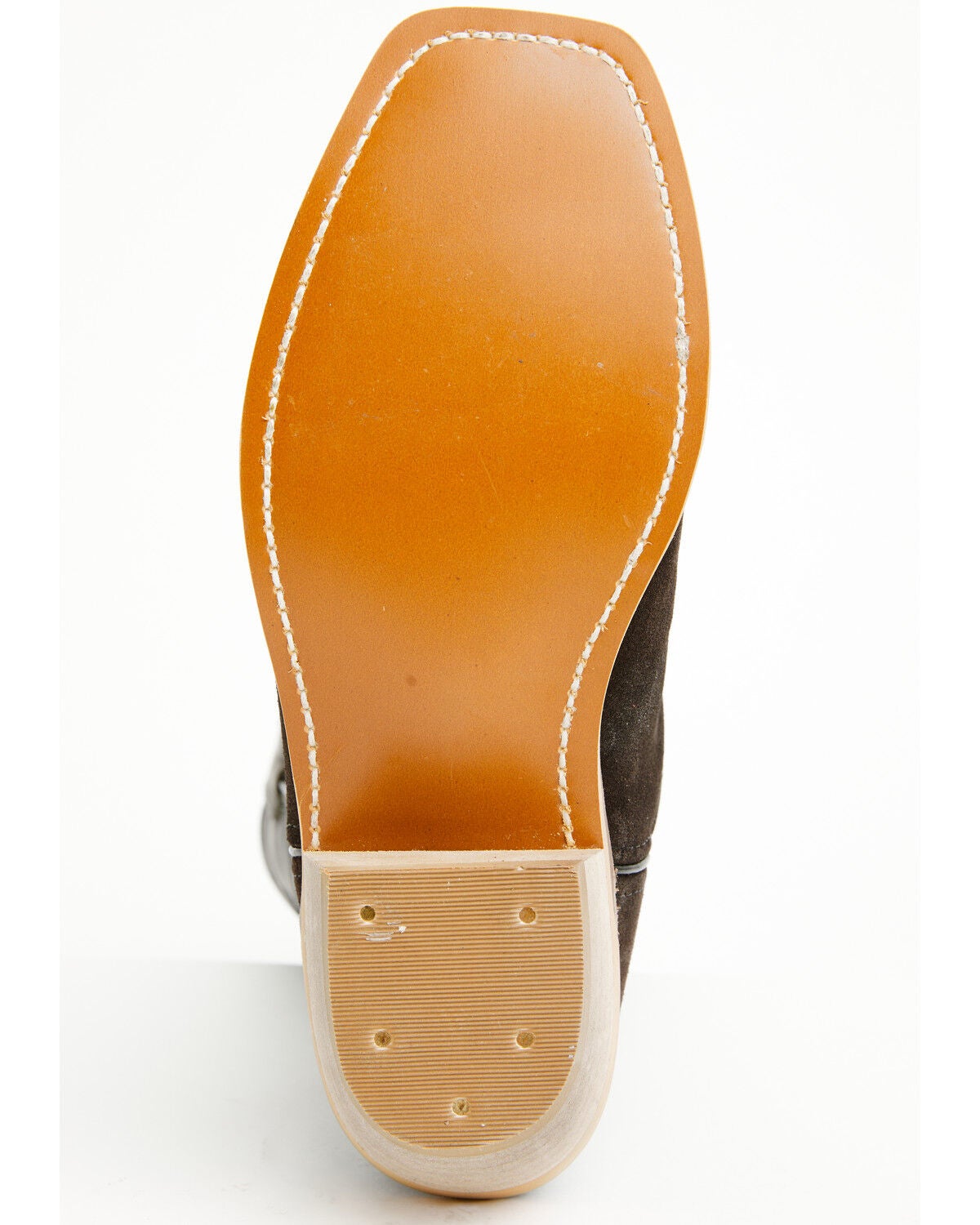 Image #7 - Smoky Mountain Men's Santa Fe Performance Western Boots - Square Toe, Black, hi-res