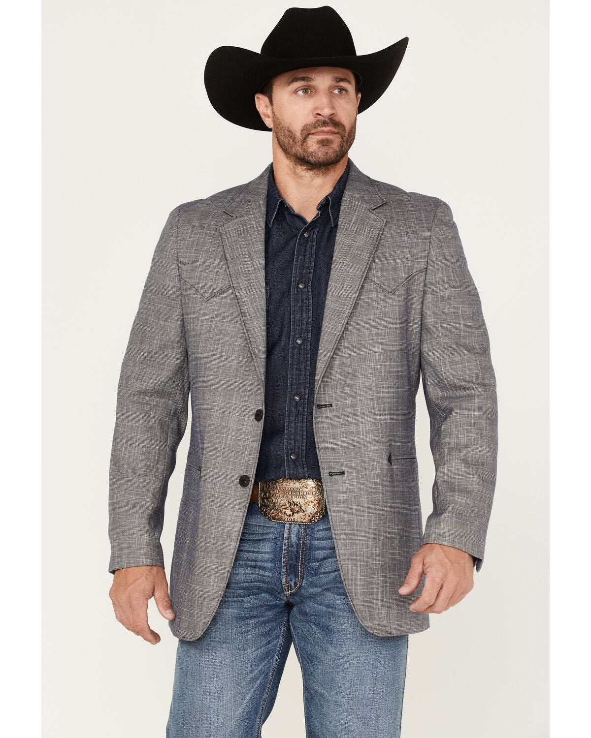 mens leather western sport coats