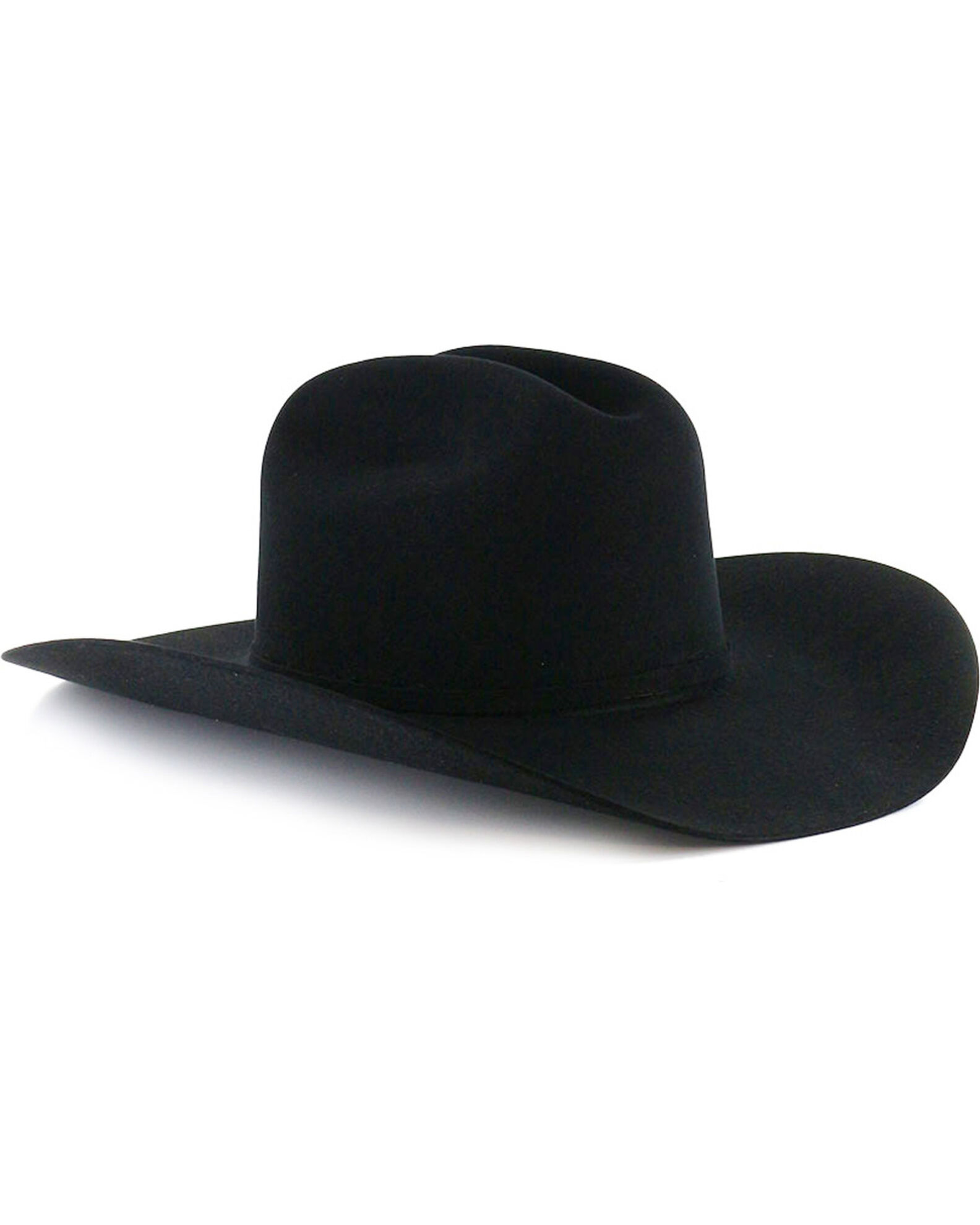 Image #1 - George Strait by Resistol Logan 6X Felt Cowboy Hat, Black, hi-res