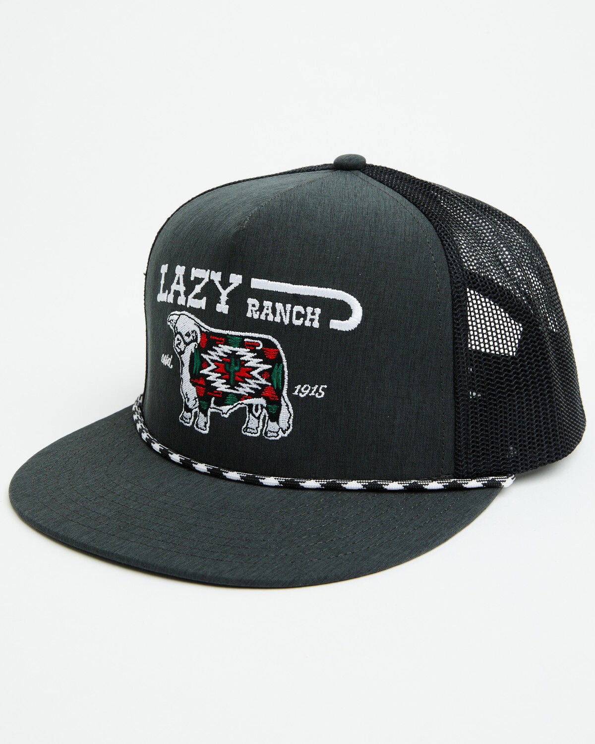 Lazy J Ranch Wear Men's Alpine Ball Cap, Grey, hi-res