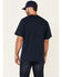 Image #4 - Hawx Men's Solid Navy Forge Short Sleeve Work Pocket T-Shirt - Big, Navy, hi-res