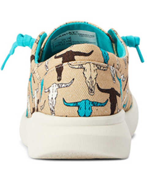 Image #3 - Ariat Women's Hilo Casual Shoes - Moc Toe , Beige, hi-res