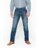 Image #2 - Wrangler Retro Men's Layton Medium Wash Low Rise Slim Bootcut Jeans, Denim, hi-res