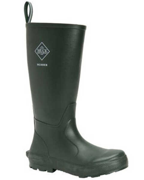 Muck Boots Men's Mudder Tall Waterproof Work Boots - Round Toe, Moss Green, hi-res