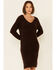 Image #2 - Tasha Polizzi Women's Lexi Midi Dress, Brown, hi-res