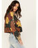 Image #3 - Cleo + Wolf Women's Patchwork Leather Jacket, Chocolate, hi-res