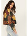 Image #3 - Cleo + Wolf Women's Patchwork Leather Jacket , Chocolate, hi-res