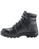 Image #3 - Avenger Men's 8624 Builder Mid 6" Waterproof Lace-Up Work Boots - Soft Toe, Black, hi-res