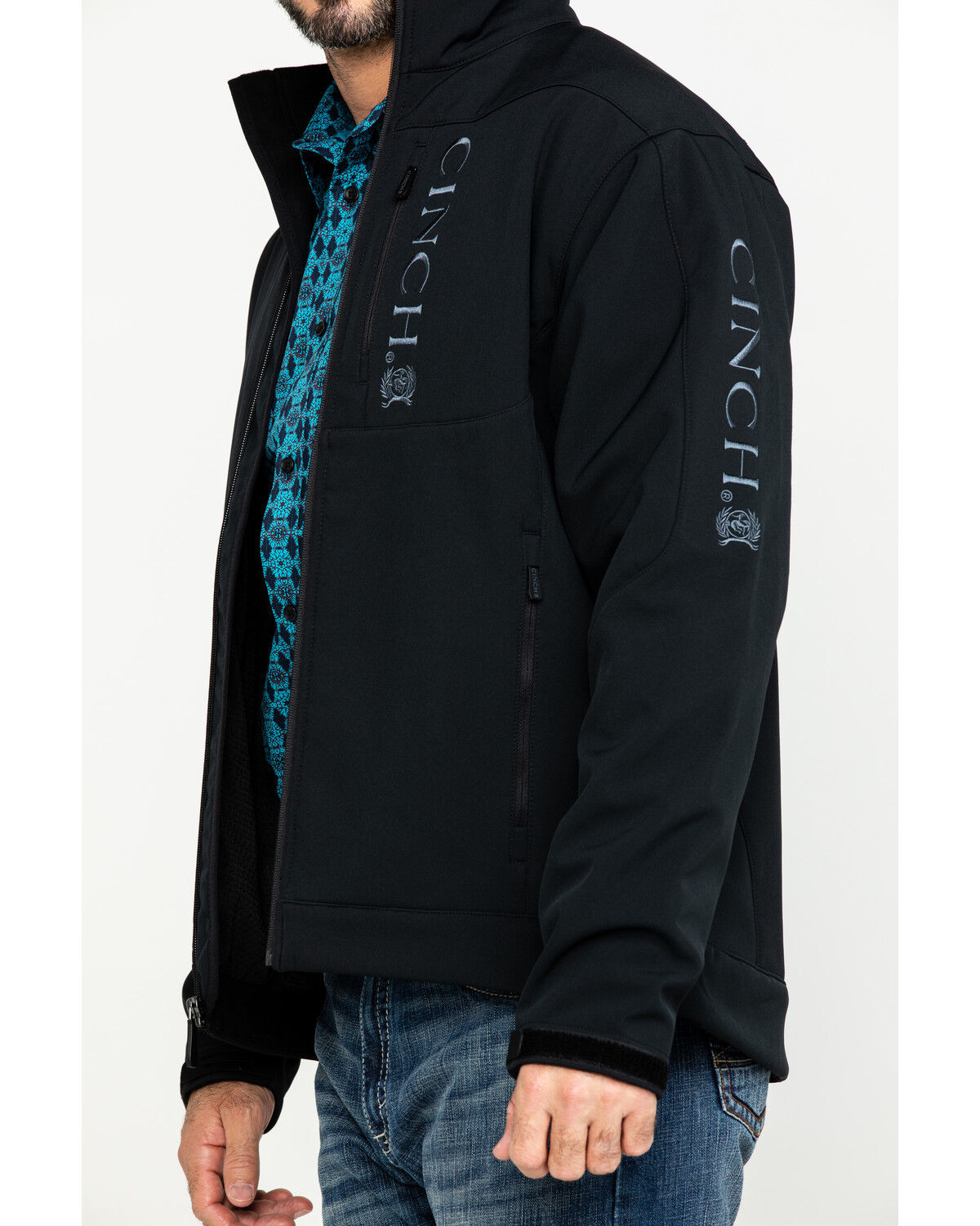 Image #5 - Cinch Men's Black 3XL Bonded Jacket - Big, , hi-res