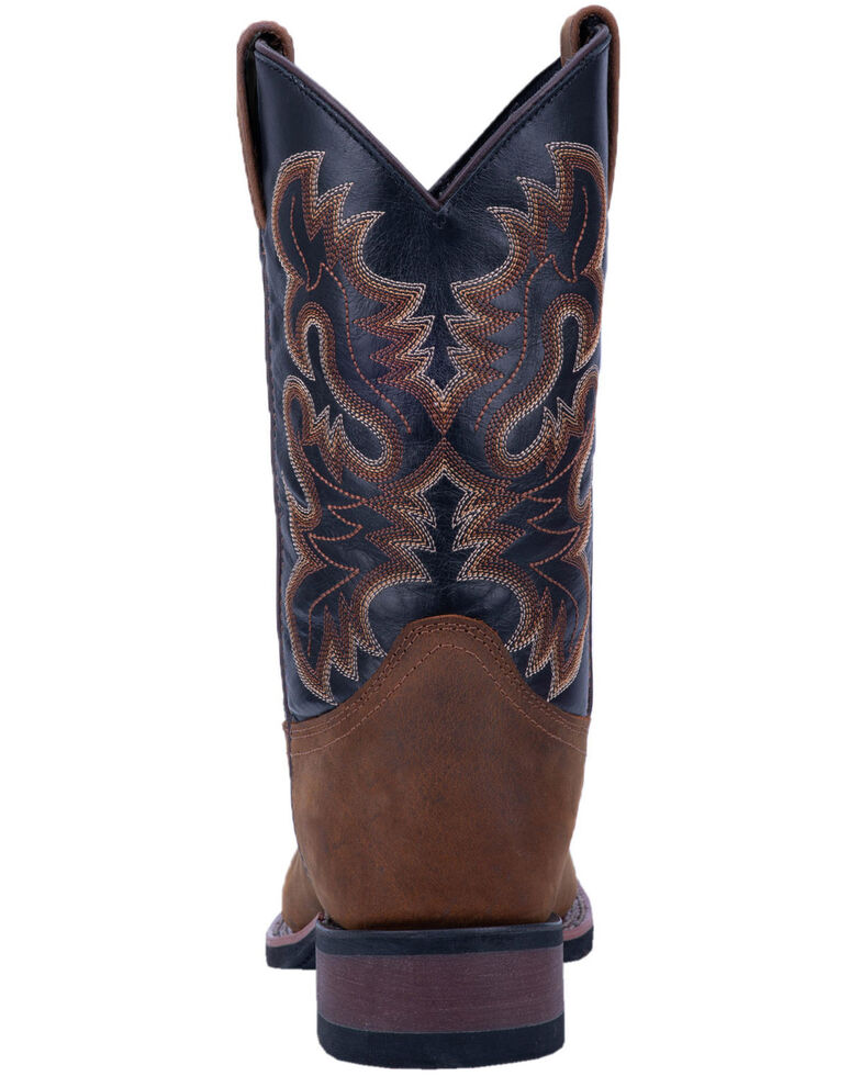 Laredo Men's Rockwell Western Work Boots - Steel Toe, Brown, hi-res