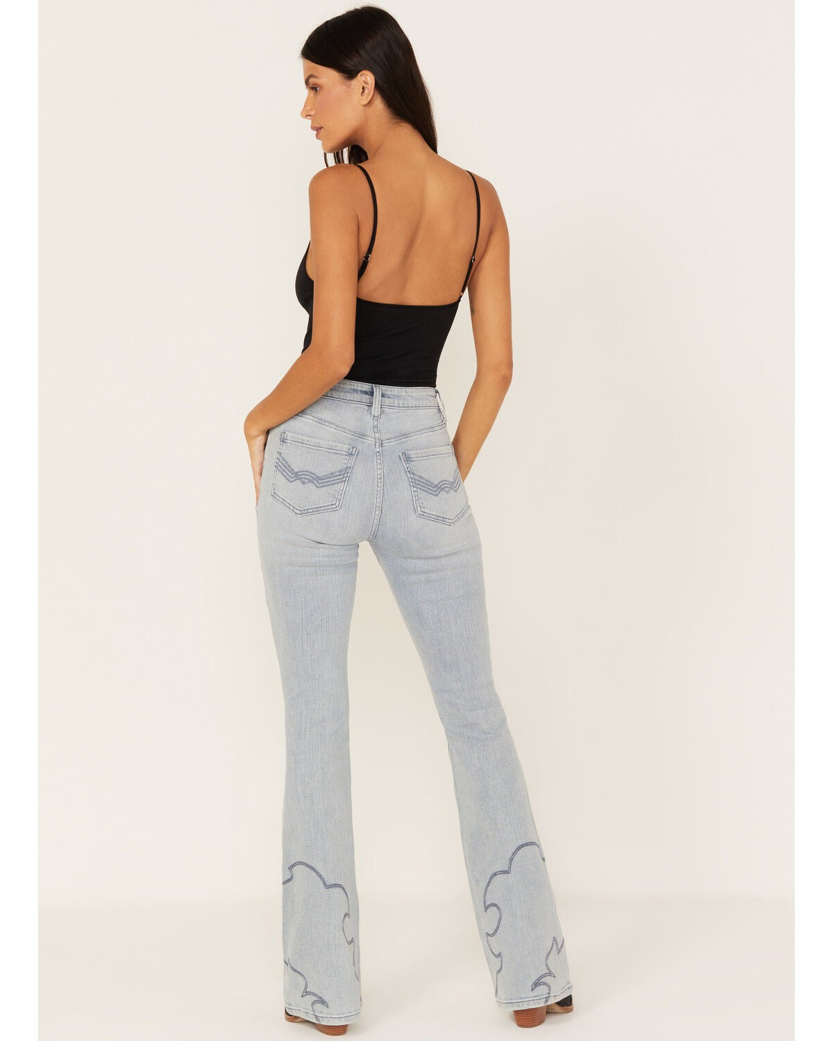 Idyllwind Women's Darbi High Risin Western Stitched Flare Jeans,
