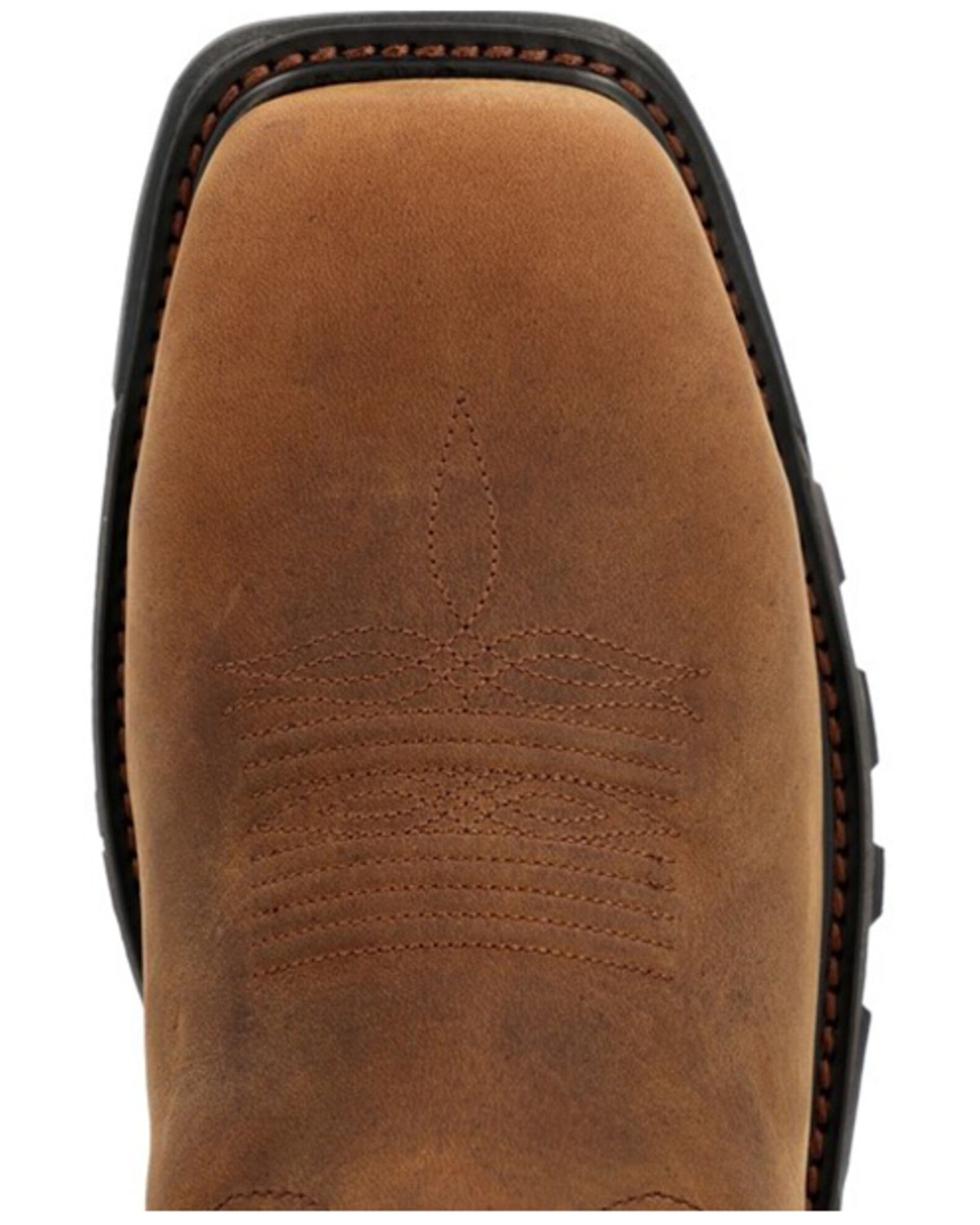 Image #6 - Rocky Men's Waterproof Pull On Work Boot - Carbon Toe, Brown, hi-res
