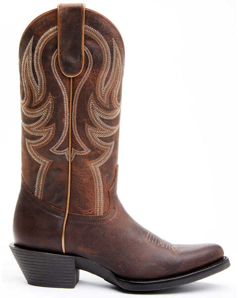 Image #2 - Shyanne Women's Morgan Xero Gravity Western Boots - Round Toe, Brown, hi-res