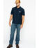 Carhartt Men's Contractor's Pocket Short Sleeve Polo Work Shirt - Big & Tall, Navy, hi-res
