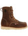Image #2 - Georgia Boot Men's 8" Waterproof Wedge USA Lace-Up Boots - Moc Toe, Brown, hi-res