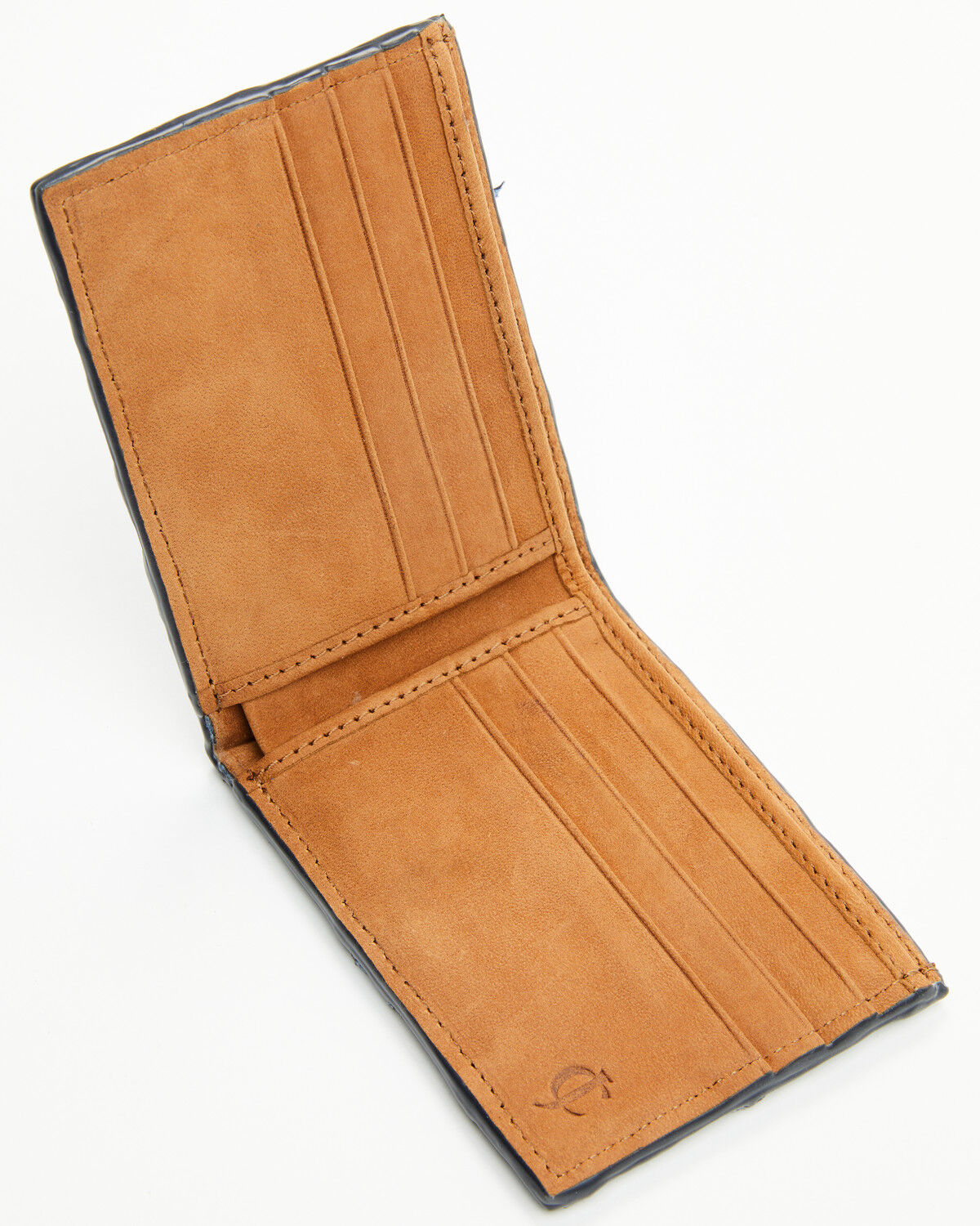 Image #2 - Cody James Men's Exotic Pirarucu Bifold Wallet, Blue, hi-res